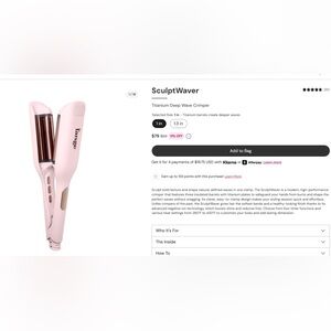 SculptWaver Titanium Deep Wave Crimper